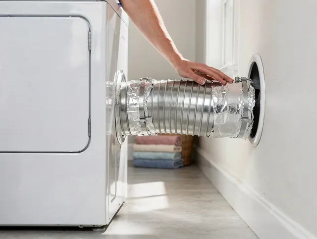 Professional dryer vent hose installation by Deltona Dryer Vent Cleaning in Deltona