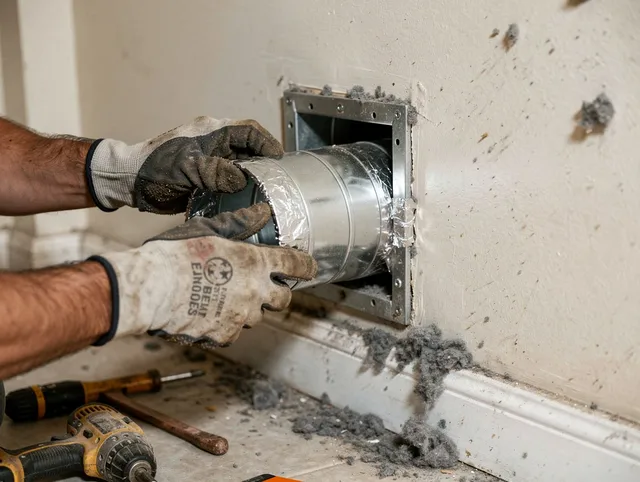 Professional dryer vent repair and installation by Deltona Dryer Vent Cleaning in Deltona